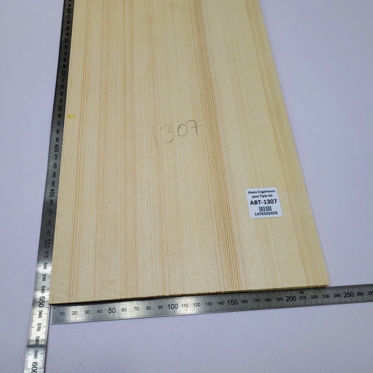 Madera para Tapa Armónica REF: 1307 para Guitarra de Abeto Engelmann Calidad AA3