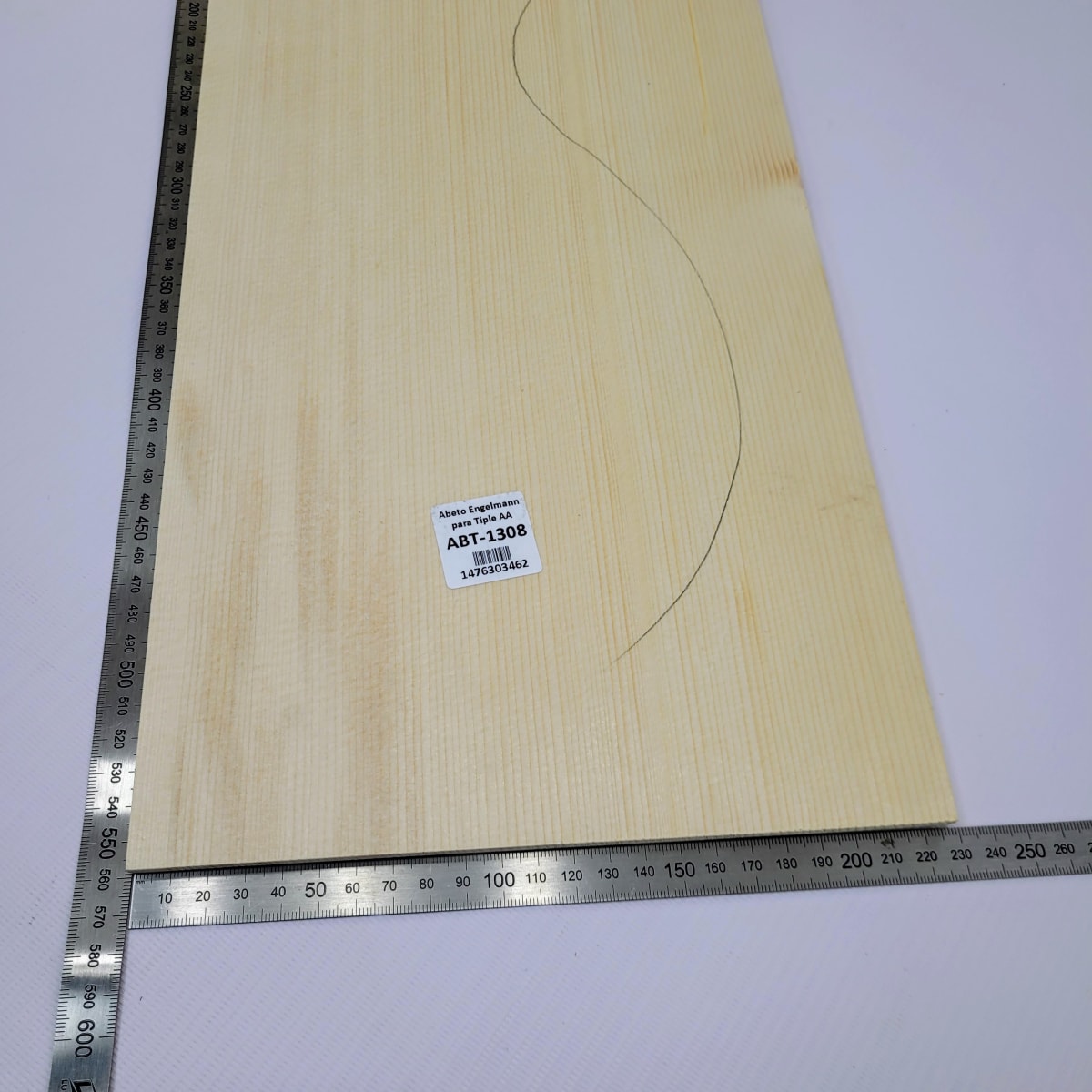 Madera para Tapa Armónica REF: 1308 para Guitarra de Abeto Engelmann Calidad AA3