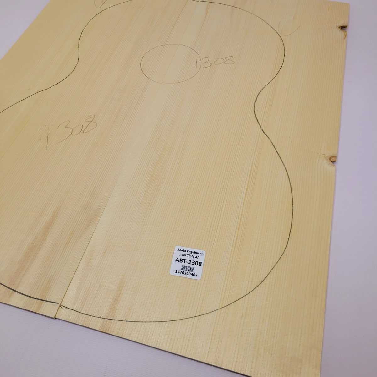 Madera para Tapa Armónica REF: 1308 para Guitarra de Abeto Engelmann Calidad AA4