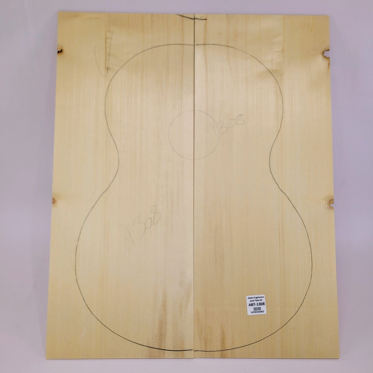 Madera para Tapa Armónica REF: 1308 para Guitarra de Abeto Engelmann Calidad AA 0