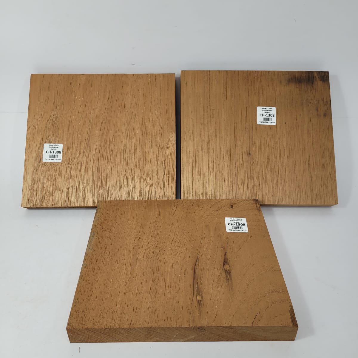 Set de 3 piezas CH-1308 de Cedro Honduras para Tallado6