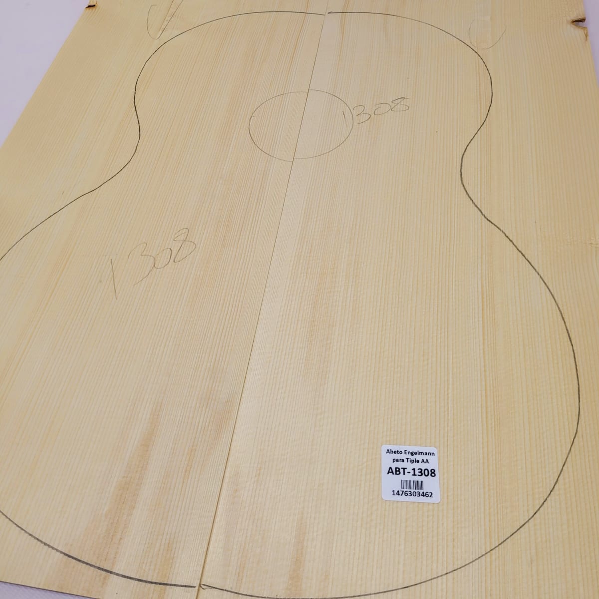 Madera para Tapa Armónica REF: 1308 para Guitarra de Abeto Engelmann Calidad AA9