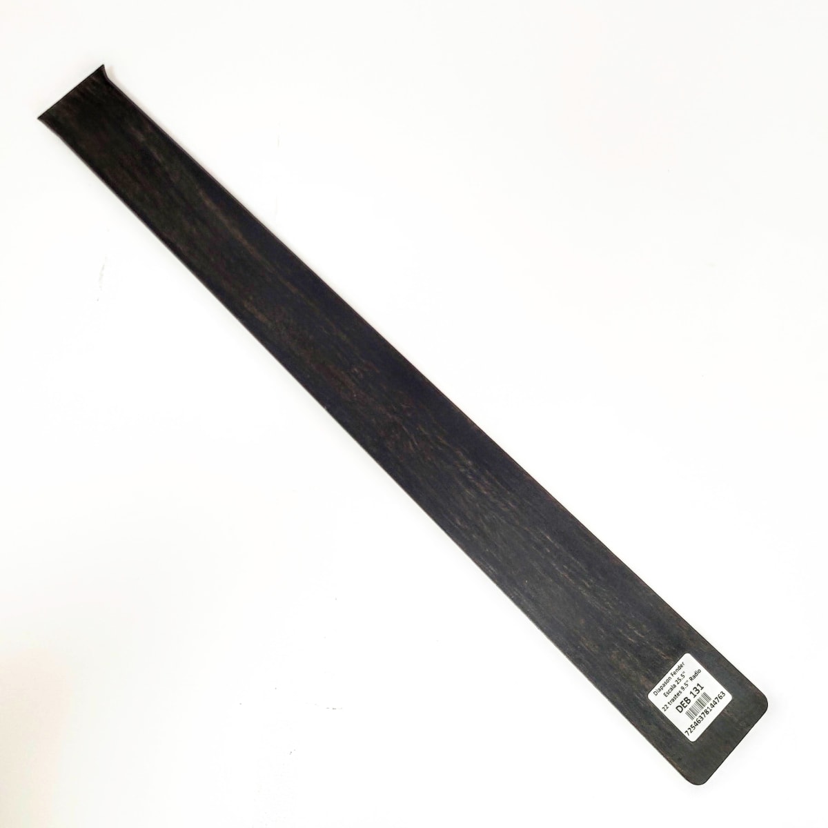 Diapasón Ranurado DEB-131 de Ébano Africano Especial para Guitarra Tipo Fender Escala 25.5