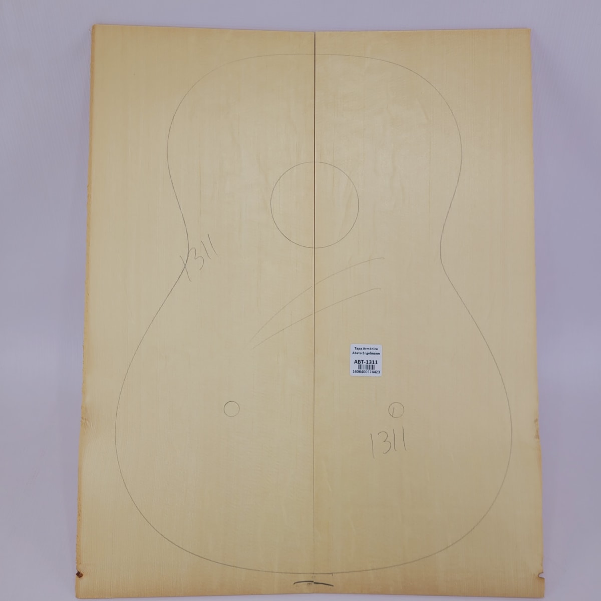 Tapa Armonica AE-194 de Abeto Engelmann para Guitarra 0