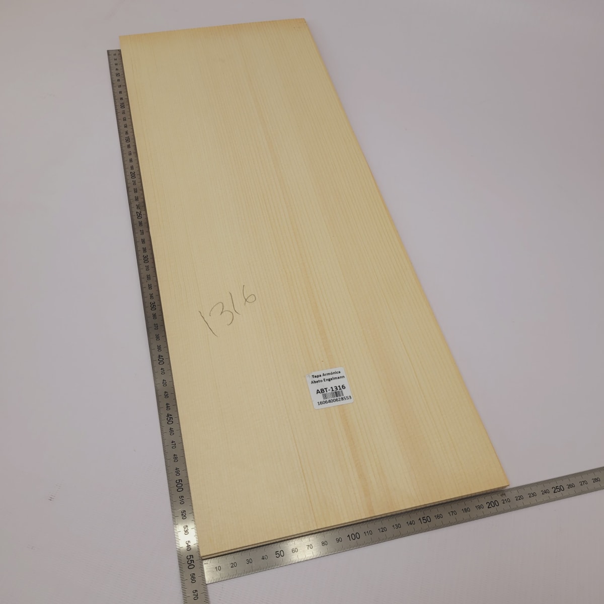 Madera para Tapa Armónica REF: 1316 para Guitarra de Abeto Engelmann Calidad AA2