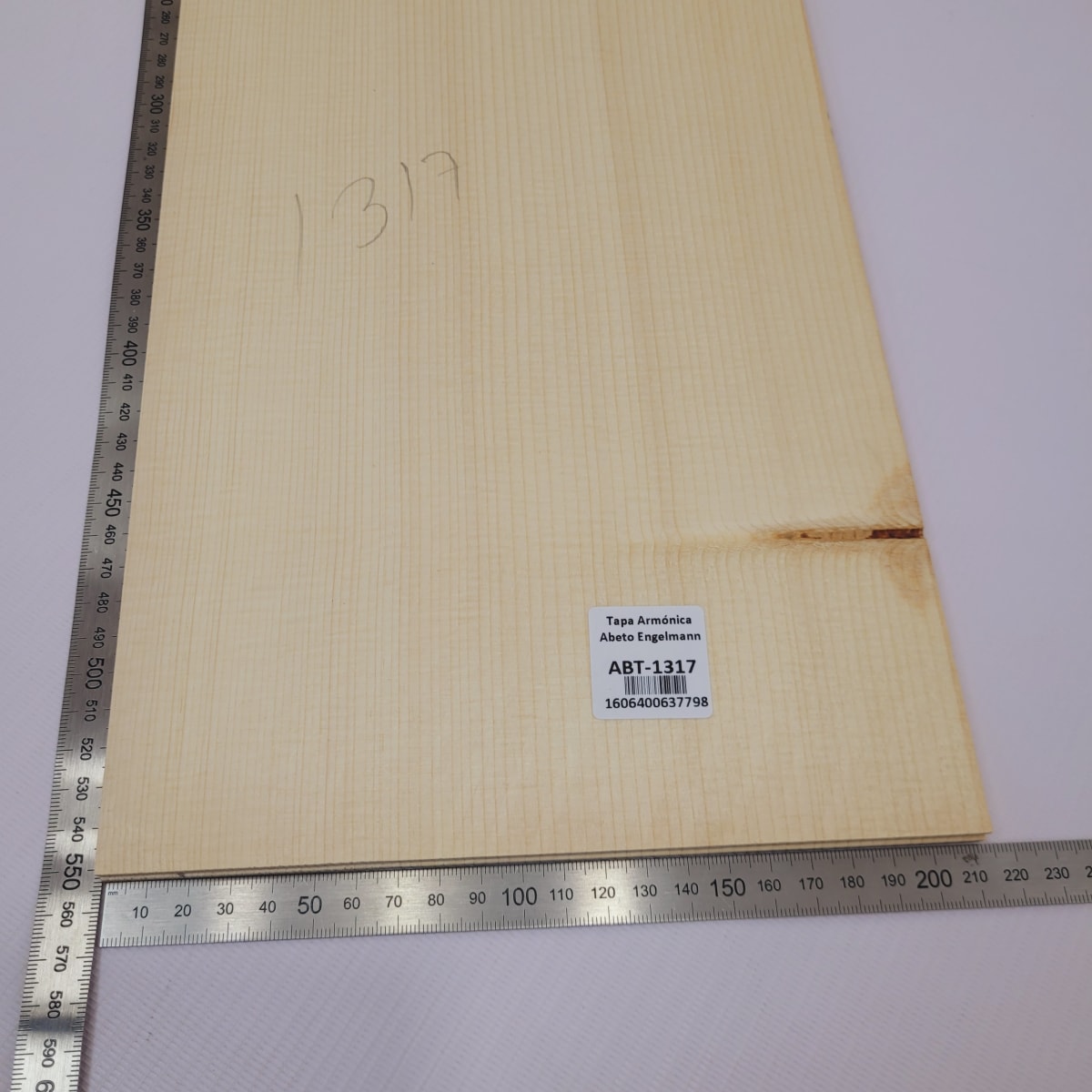 Madera para Tapa Armónica REF: 1317 para Guitarra de Abeto Engelmann Calidad AA3