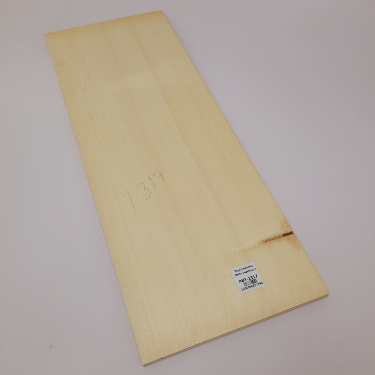 Madera para Tapa Armónica REF: 1317 para Guitarra de Abeto Engelmann Calidad AA5