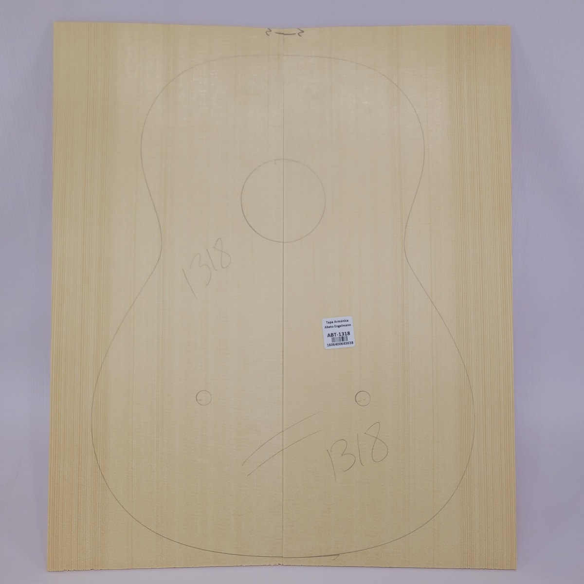 Madera para Tapa Armónica REF: 1318 para Guitarra de Abeto Engelmann Calidad AAA 0
