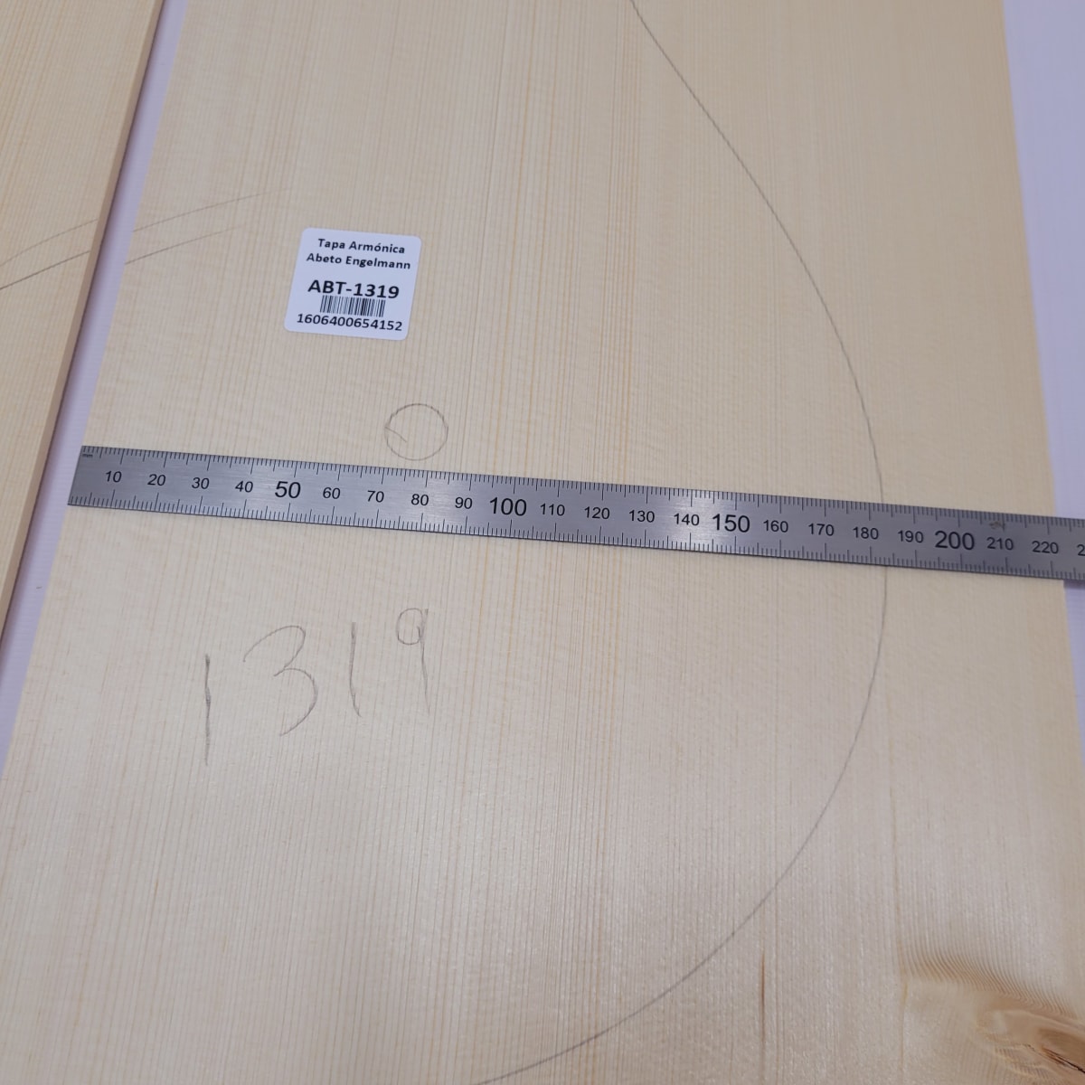 Madera para Tapa Armónica REF: 1319 para Guitarra de Abeto Engelmann Calidad AAA3