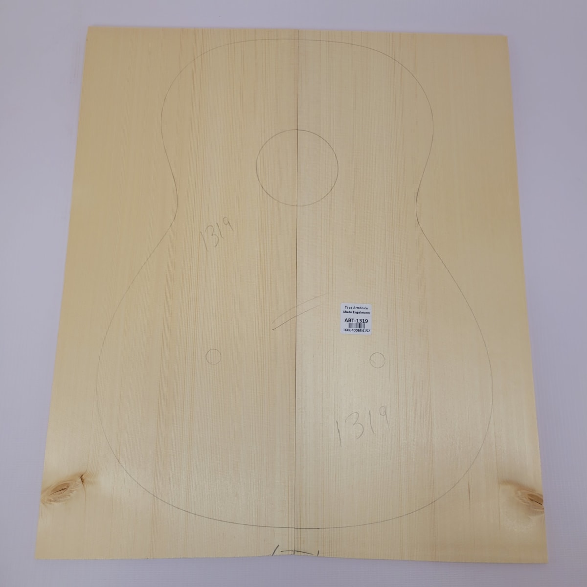 Madera para Tapa Armónica REF: 1319 para Guitarra de Abeto Engelmann Calidad AAA5