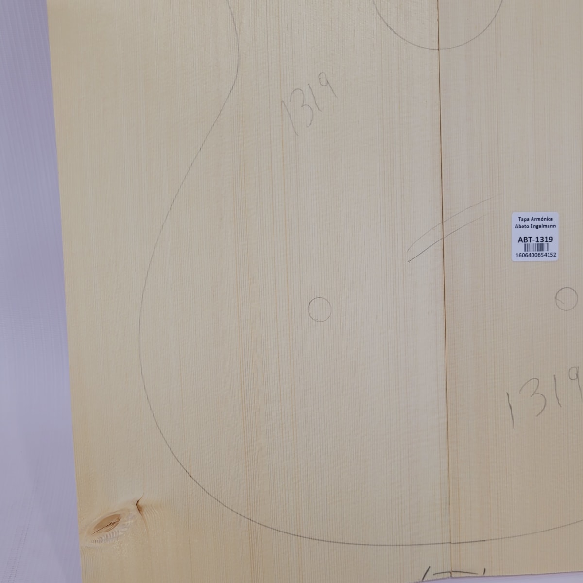 Madera para Tapa Armónica REF: 1319 para Guitarra de Abeto Engelmann Calidad AAA7