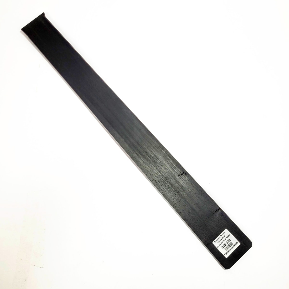 Diapasón Ranurado DEB-132 de Ébano Africano Especial para Guitarra Tipo Fender Escala 25.5