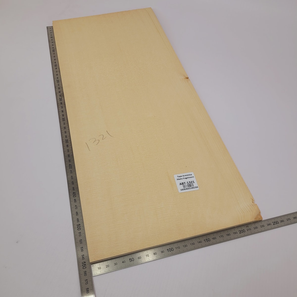 Madera para Tapa Armónica REF: 1321 para Guitarra de Abeto Engelmann Calidad AA2