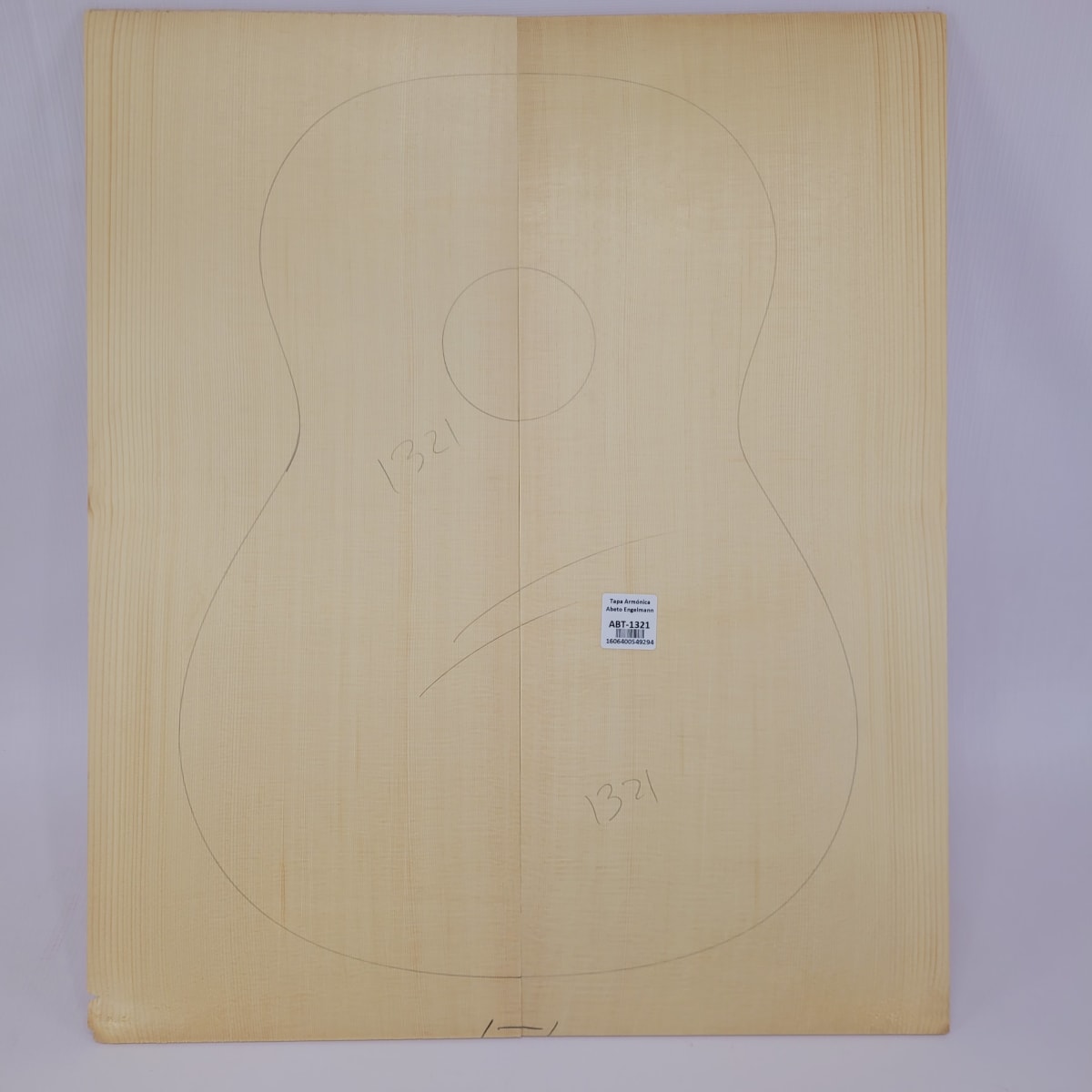 Madera para Tapa Armónica REF: 1321 para Guitarra de Abeto Engelmann Calidad AA 0
