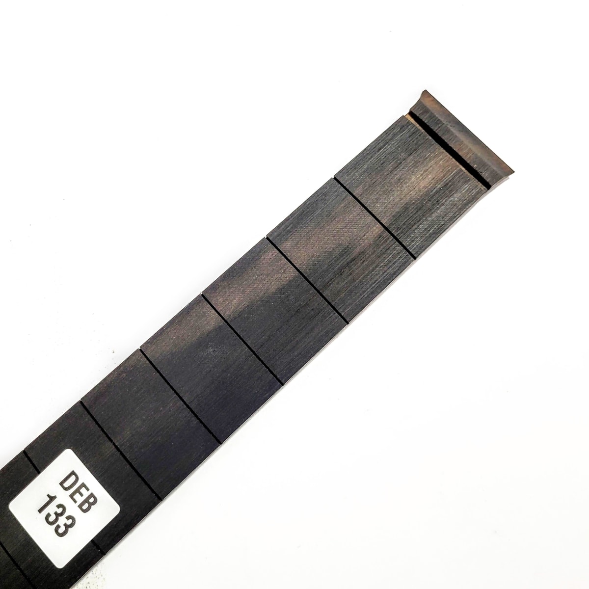 Diapasón Ranurado DEB-133 de Ébano Africano Especial para Guitarra Tipo Fender Escala 25.5