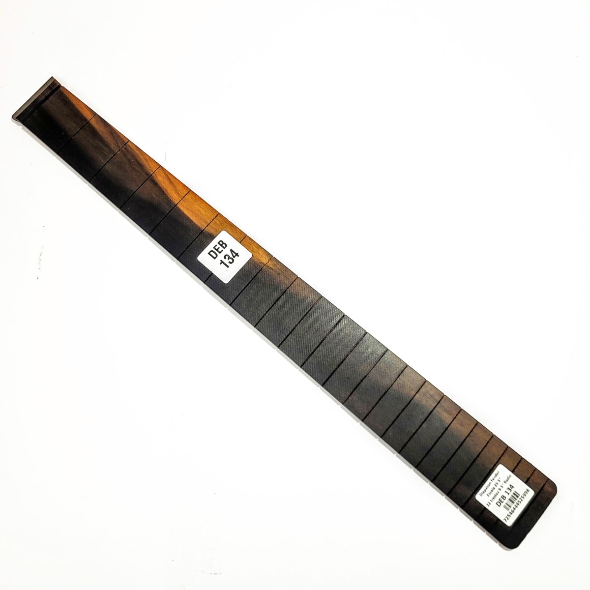 Diapasón Ranurado DEB-134 de Ébano Africano Especial para Guitarra Tipo Fender Escala 25.5