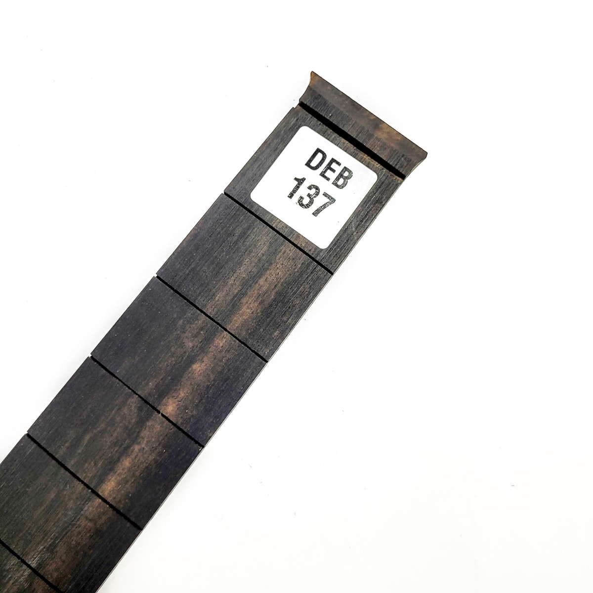 Diapasón Ranurado DEB-137 de Ébano Africano Especial para Guitarra Tipo Fender Escala 25.5