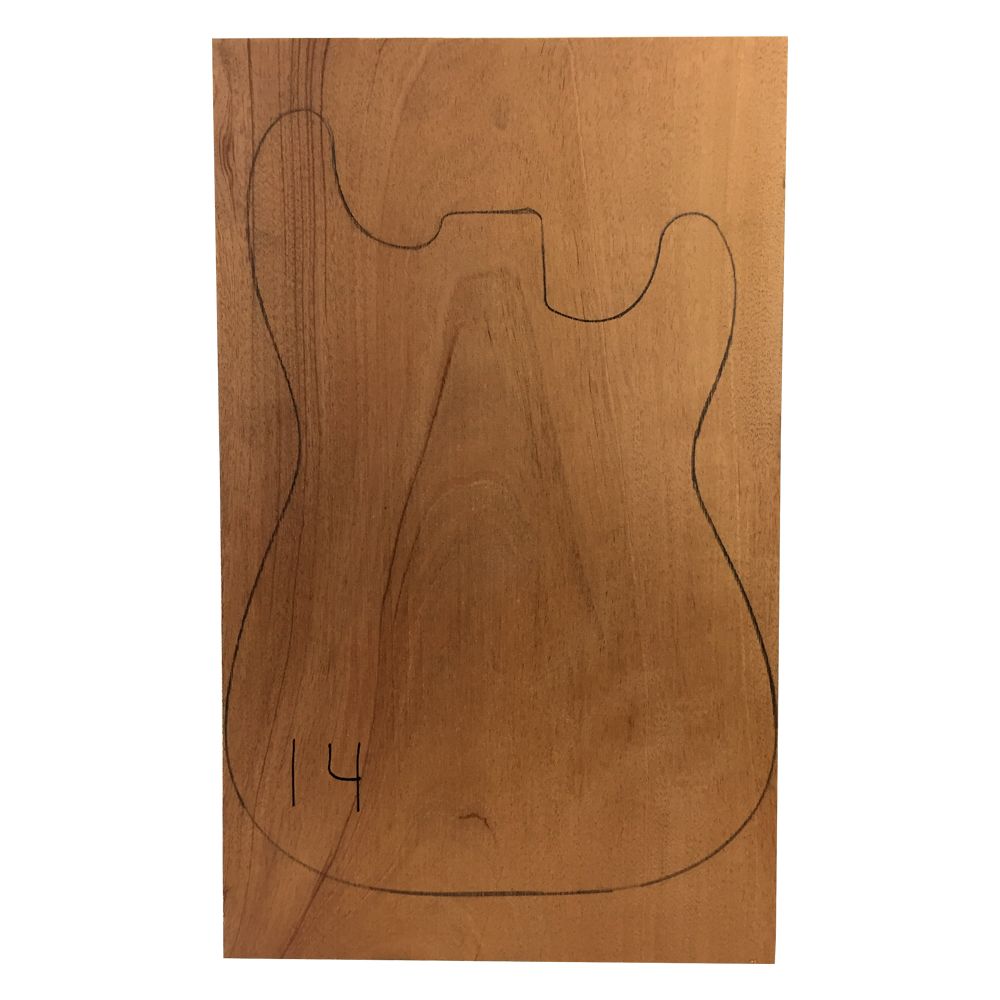 Bloque de Caoba Mara REF 14 para Cuerpo Guitarra  0