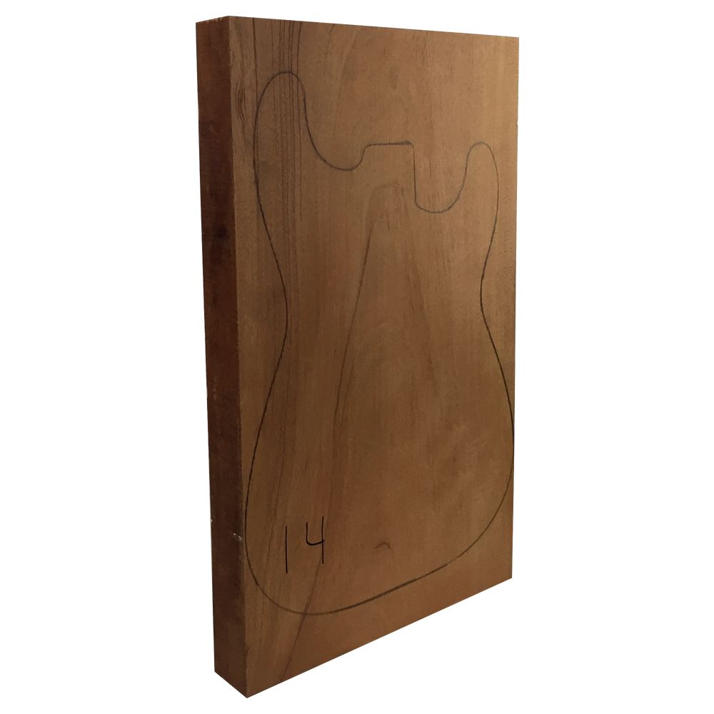 Bloque de Caoba Mara REF 14 para Cuerpo Guitarra 2