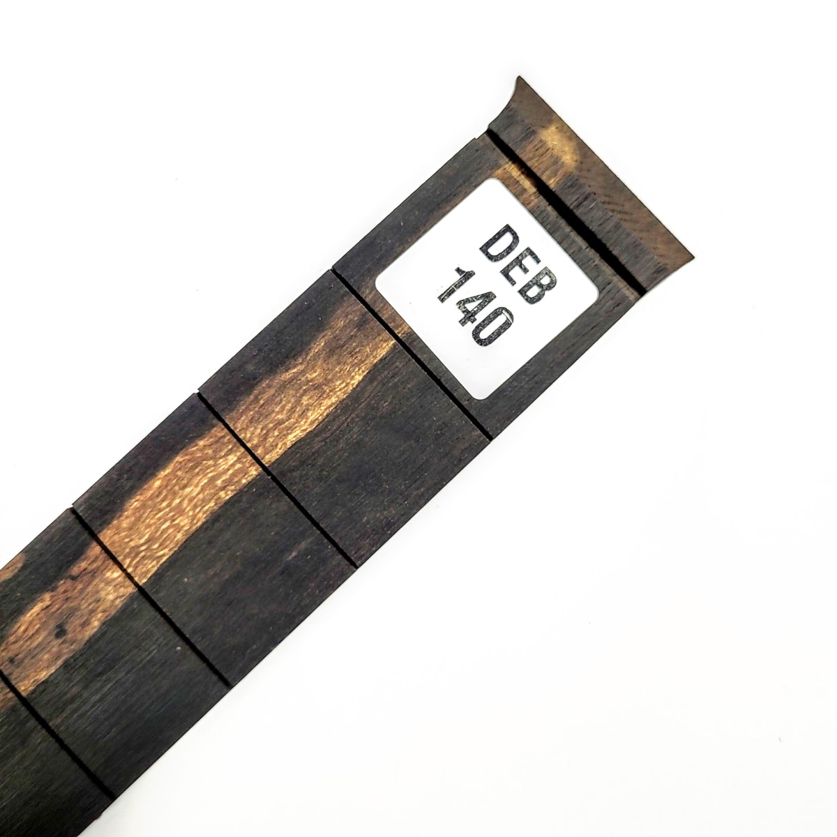 Diapasón Ranurado DEB-140 de Ébano Africano Especial para Guitarra Tipo Fender Escala 25.5