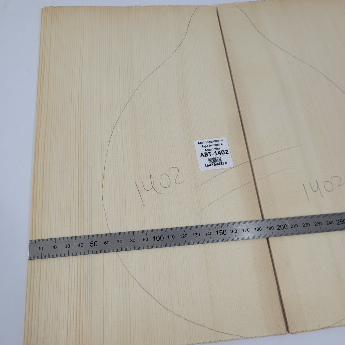 Tapa Armonica Unica REF:1402 de Abeto Engelmann para Mandolina4