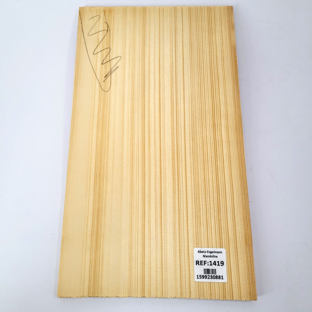 Tapa Armonica Unica REF:1419 de Abeto Engelmann para Mandolina3