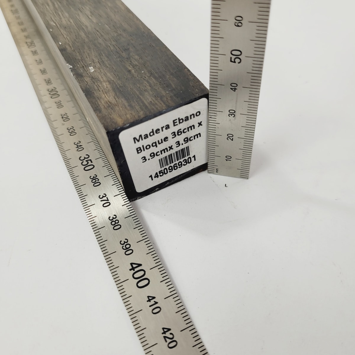 Bloque de Ebano de 360 x 39 x 39 mm +-3