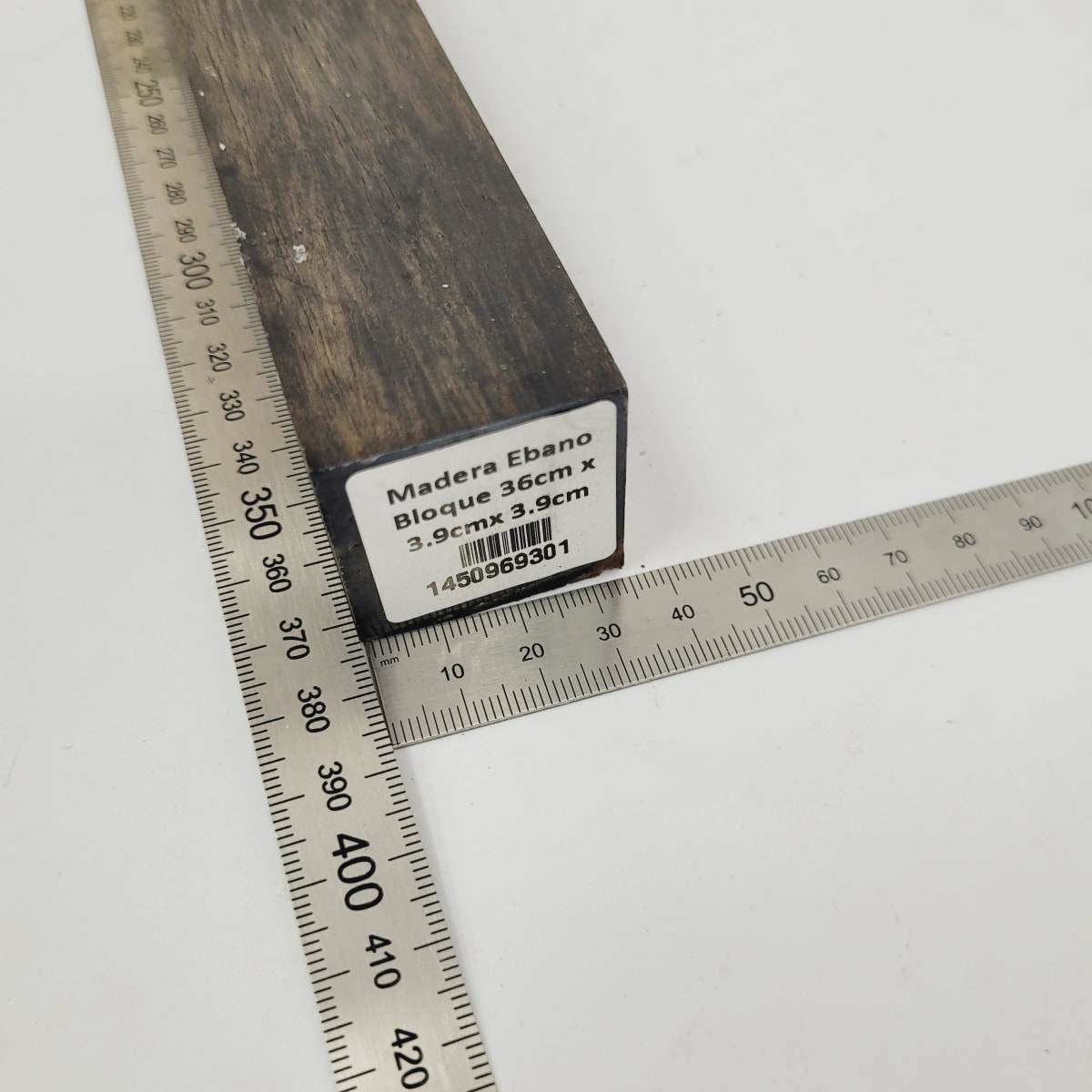 Bloque de Ebano de 360 x 39 x 39 mm +-2