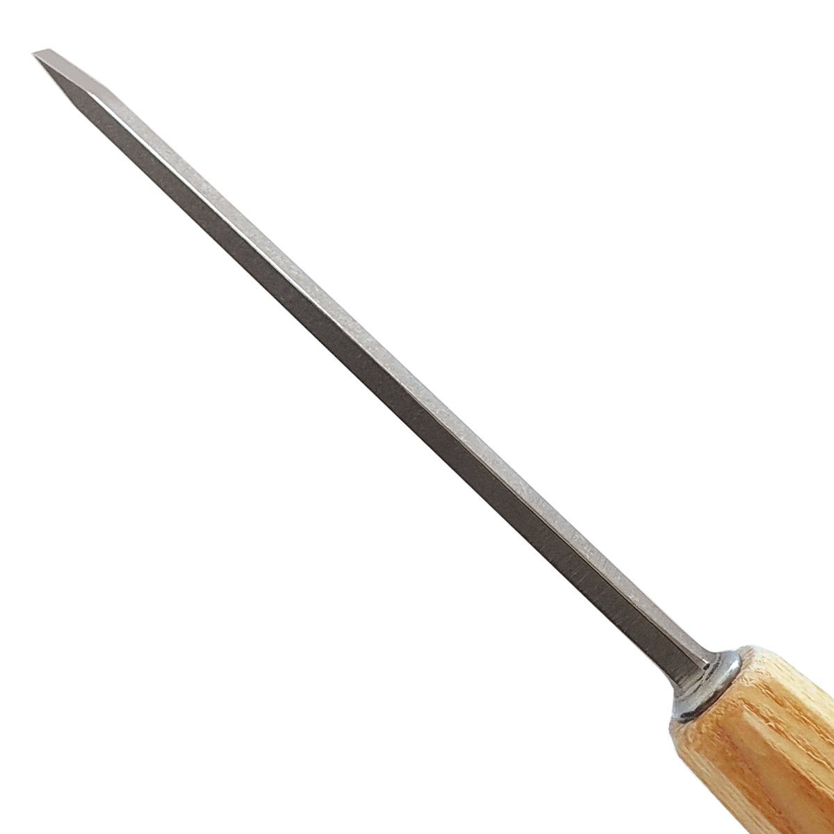 Gubia No 1. Plana Doble Bisel de 5 mm de ancho5