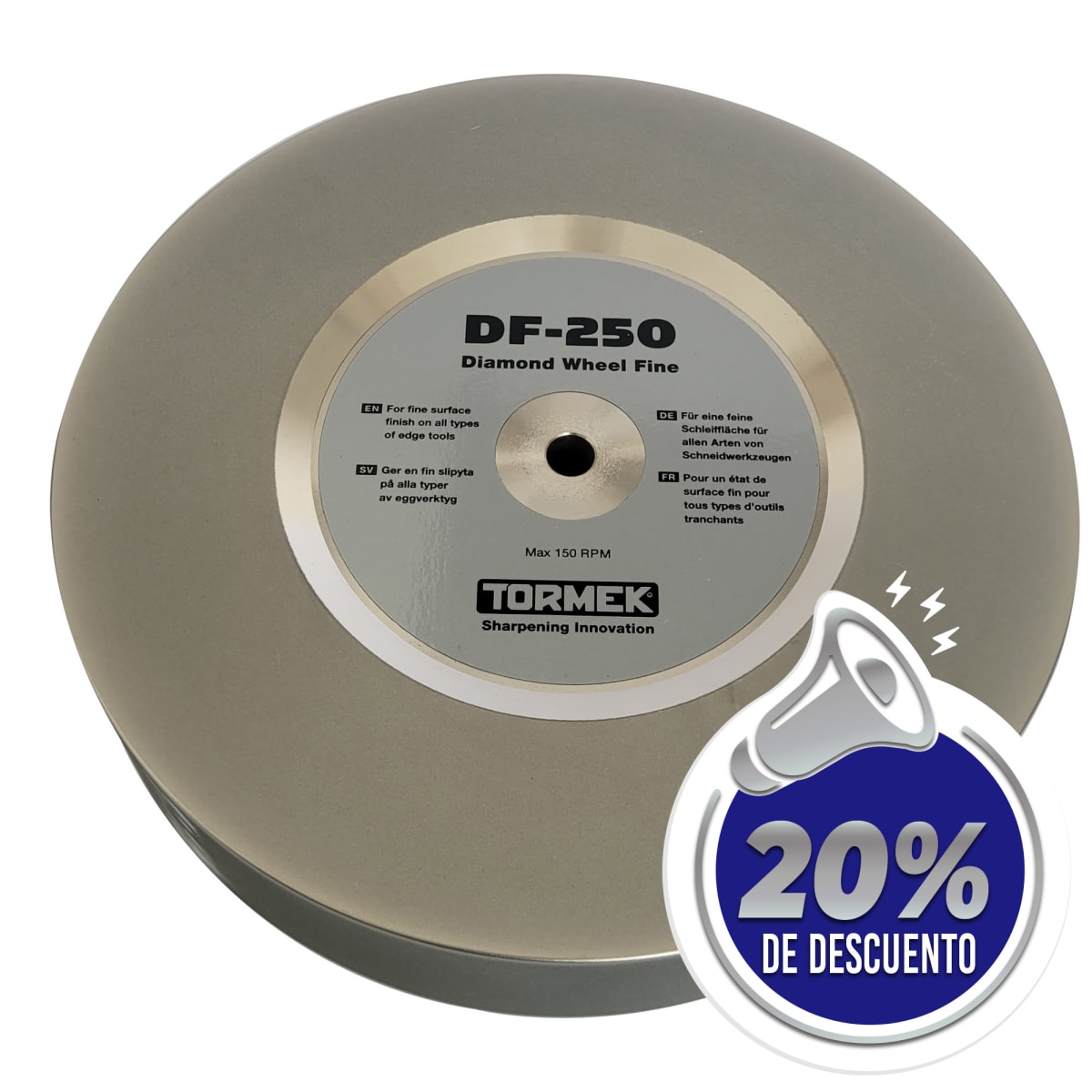 Piedra de Diamante Tormek DF-250 Grano 600 5
