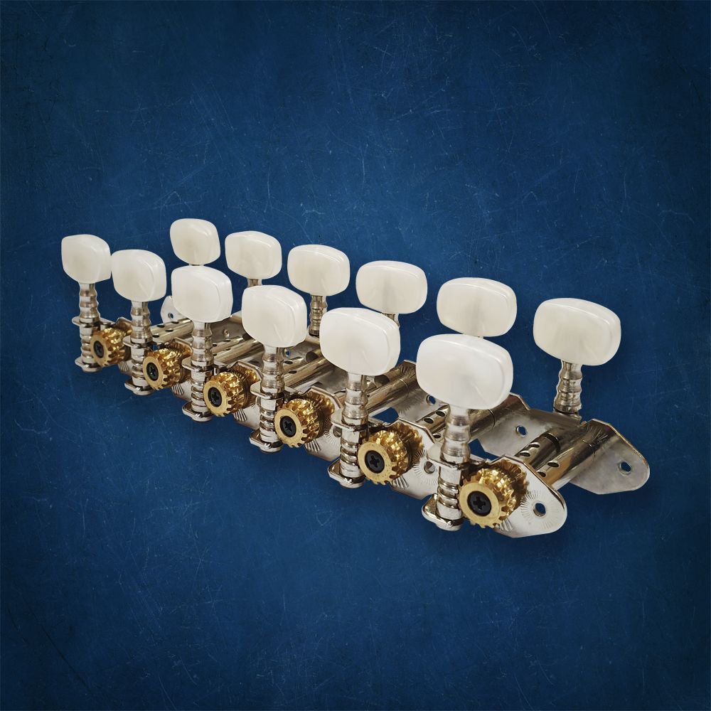 Clavijero Tiple y Mandolina. Mod: 42.08.H. Color: Chrome (Gebr Van Gent B.V)5