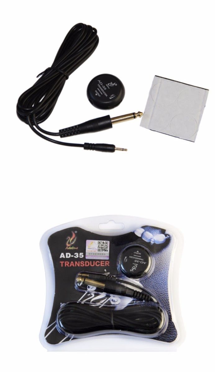 Piezo eléctrico 1 micrófono de contacto modelo AD-35 Transducer3