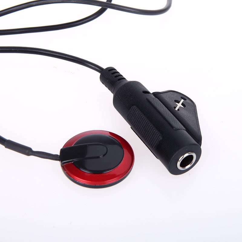 Piezo Eléctrico de 1 Micrófono de contacto con Cover Rojo4