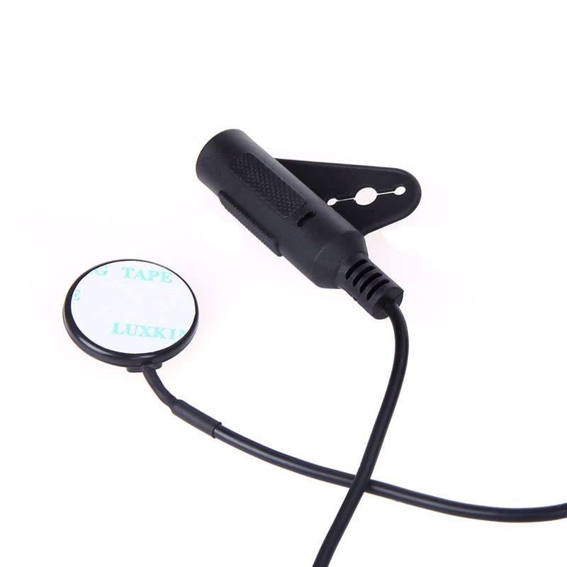 Piezo Eléctrico de 1 Micrófono de contacto con Cover Rojo2
