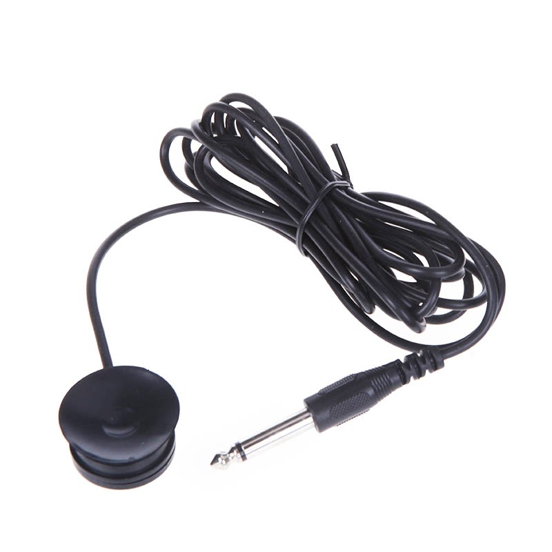 Piezo eléctrico 1 micrófono de contacto con chupon. Cable 3mts Aprox. 1