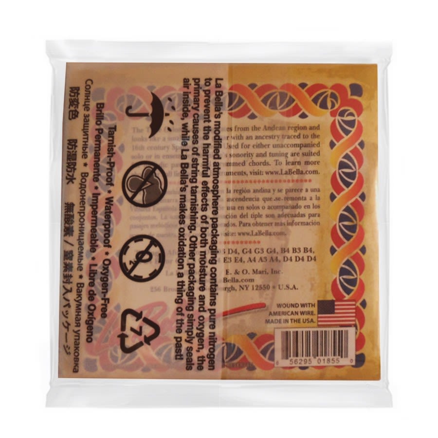 Cuerdas para Tiple Colombiano 12 String 009P-025W. Entorchado en Nickel-Plateado2