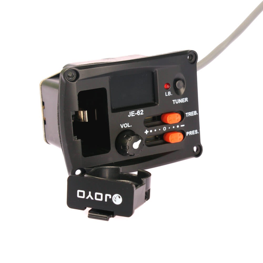 EQ Joyo, 2-Band Con Piezo flexible y Afinador3