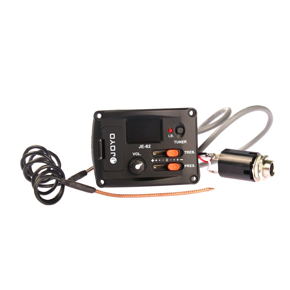 EQ Joyo, 2-Band Con Piezo flexible y Afinador1