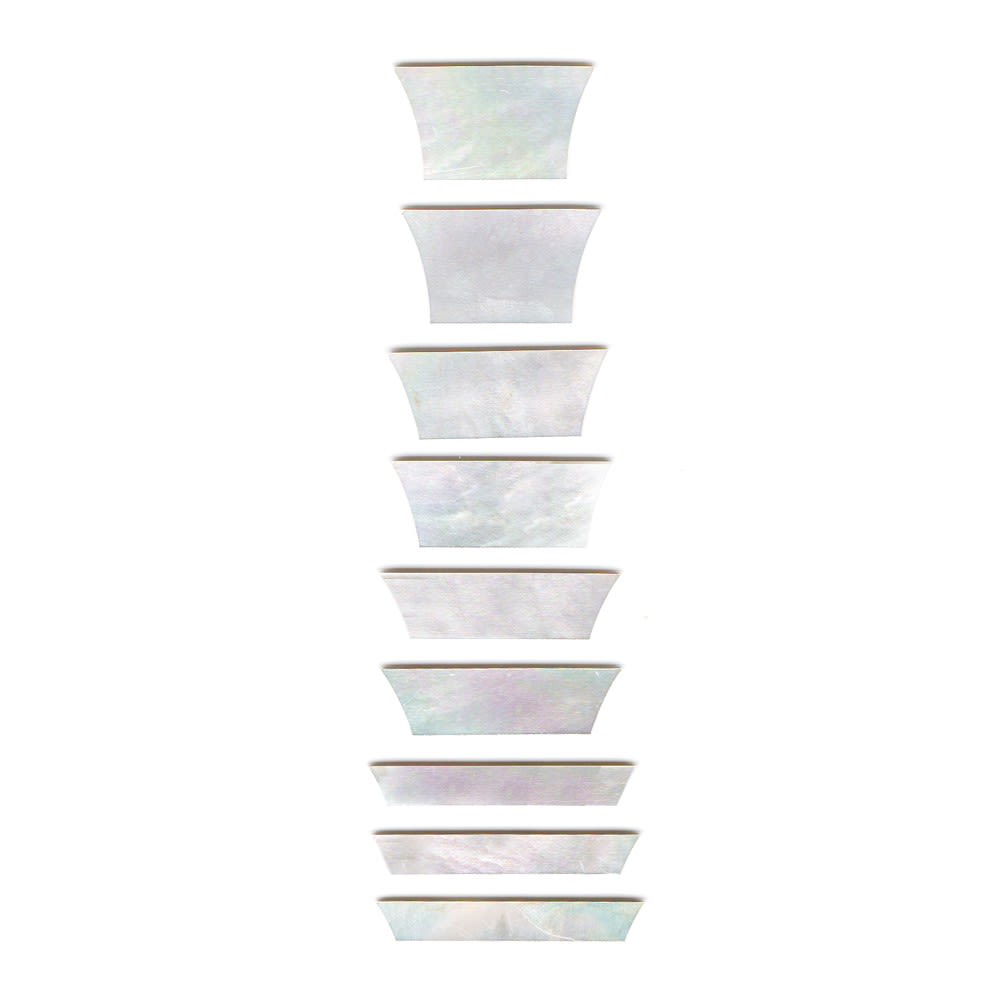 Indicadores de Posicion de Madre Perla Natural. Mod: 112A MOP. 9Pcs 0