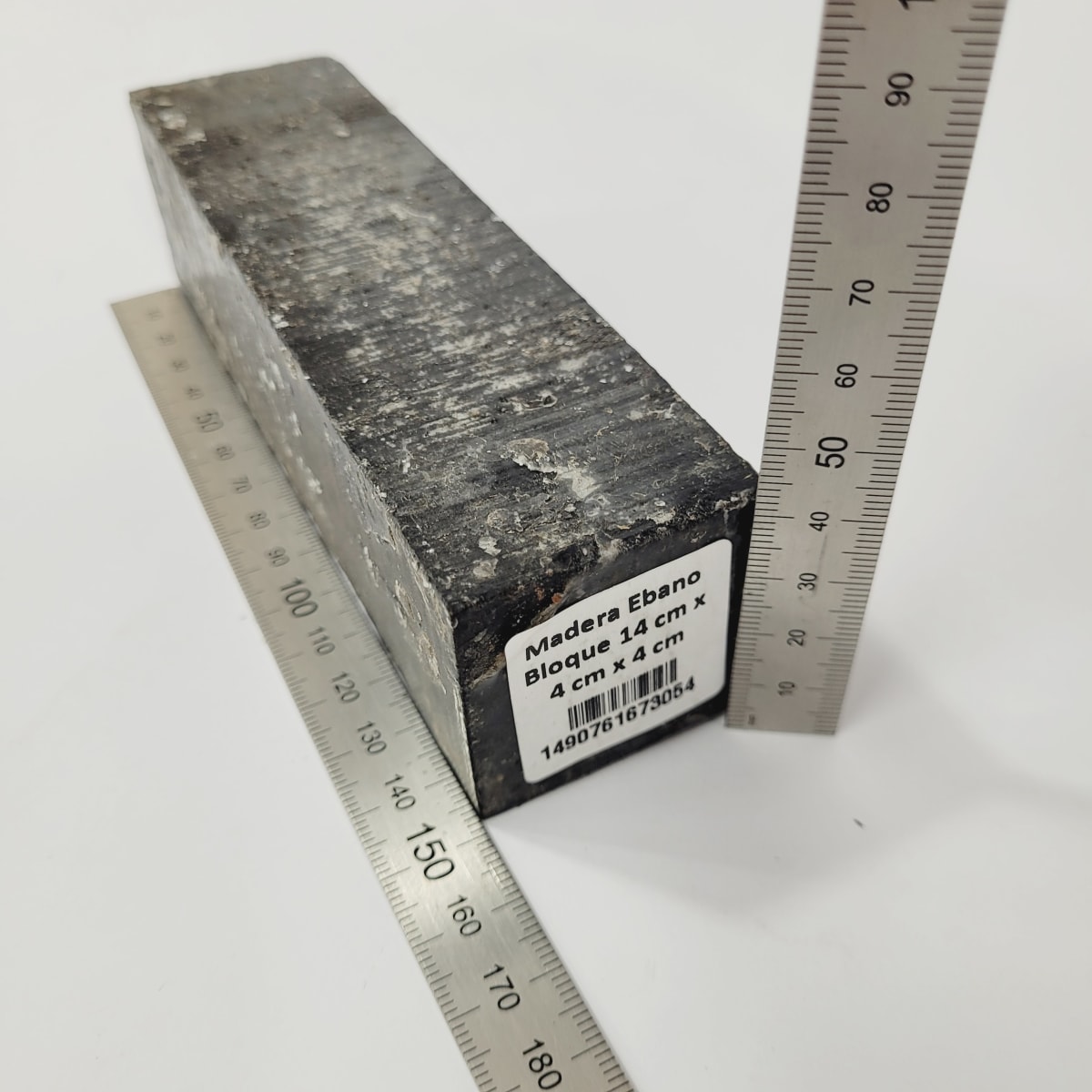 Bloque de Ebano de 140 x 40 x 40 mm +- 1