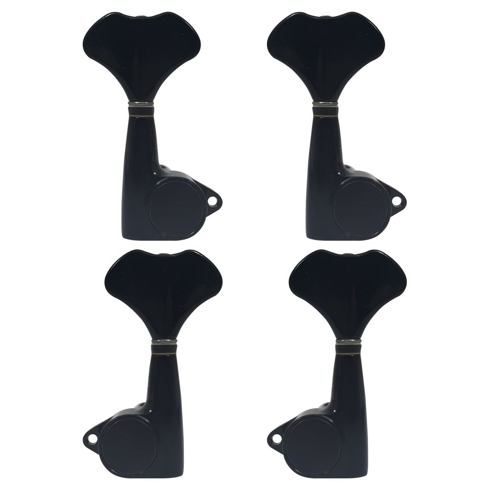 Clavijero Gotoh 2L + 2R Black GB707 para Bajo Electrico 0