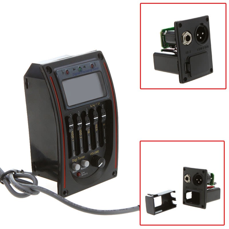 Preamp Mod: LC-5 5-Band Pantalla LCD. Chino7