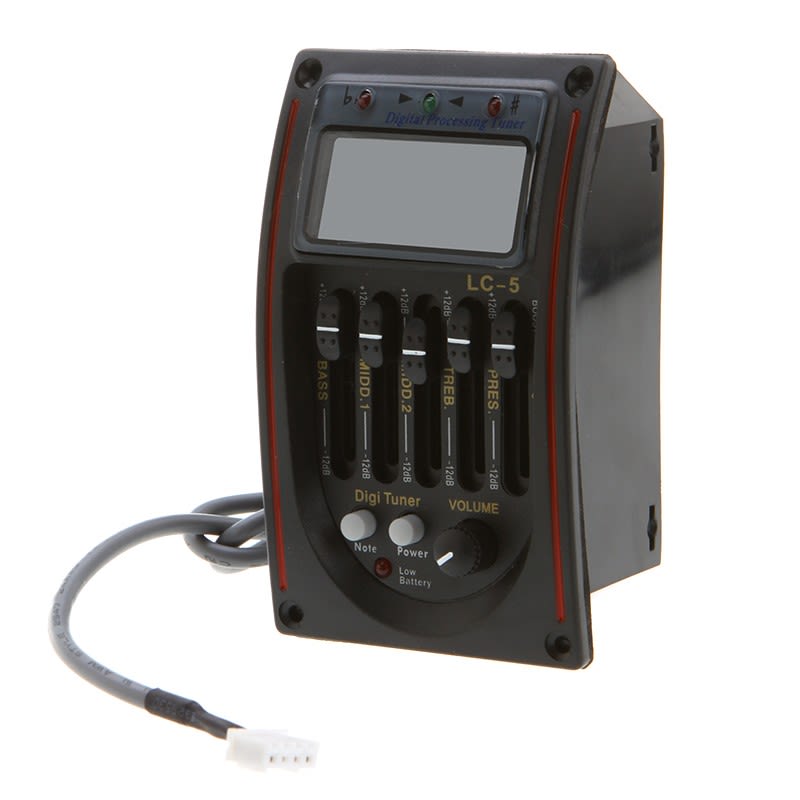 Preamp Mod: LC-5 5-Band Pantalla LCD. Chino5