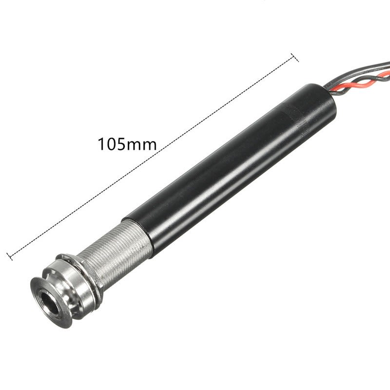 Sistema de circuito activo preamplificado tubular Piezo Rigido, control tono/volumen5