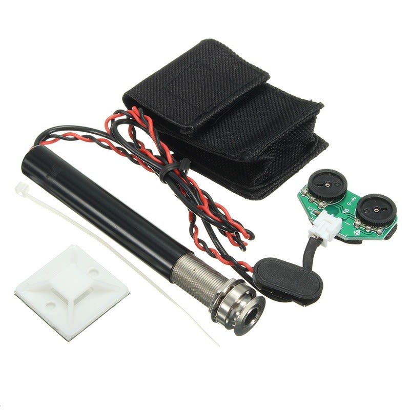 Sistema de circuito activo preamplificado tubular Piezo Rigido, control tono/volumen 6
