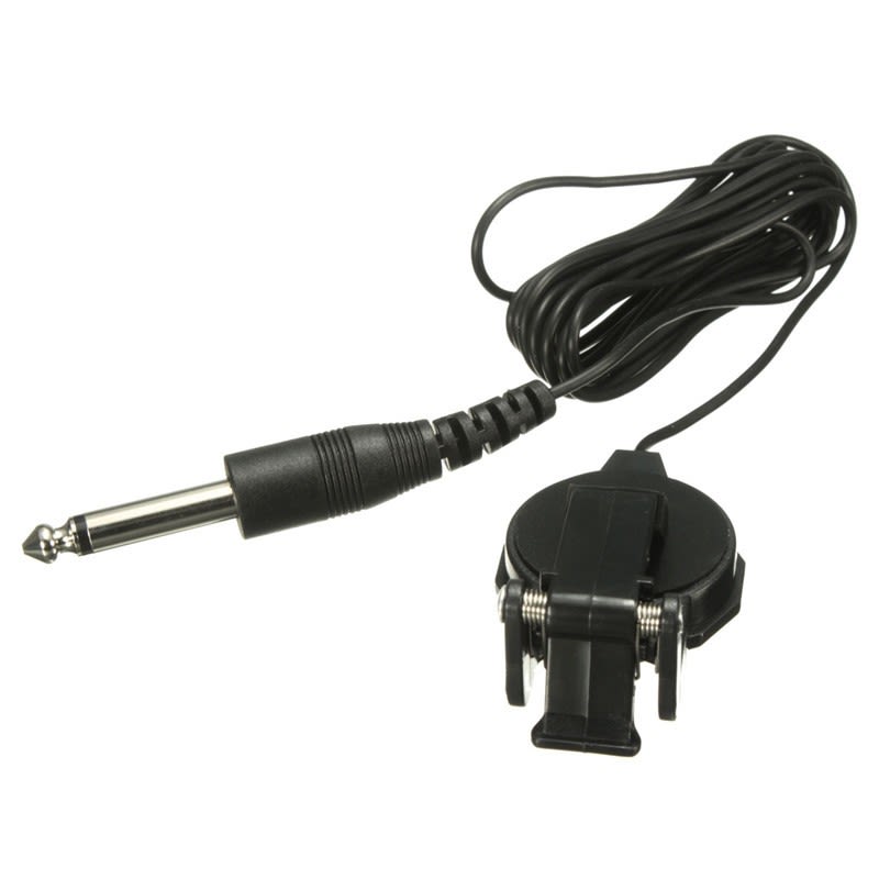 Microfono Contacto (Pinza) p/Guitarra acústica. Black2