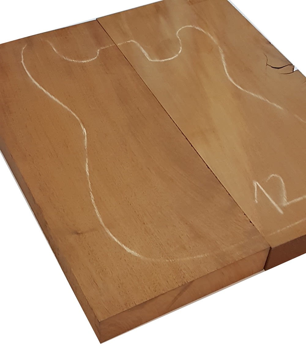 Madera Caoba  Mara Cuerpo Guitarra Nº 122