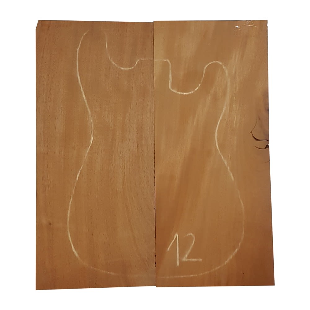 Madera Caoba  Mara Cuerpo Guitarra Nº 12 0