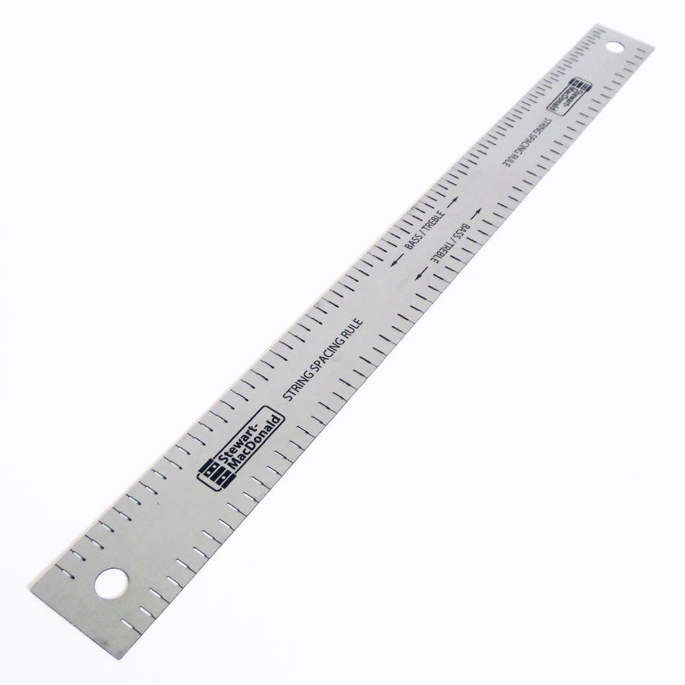 Regla Metalica Calibrada para Nuez y Cejilla EEUU Stewmac para Espaciado entre cuerdas. Mod: 06734