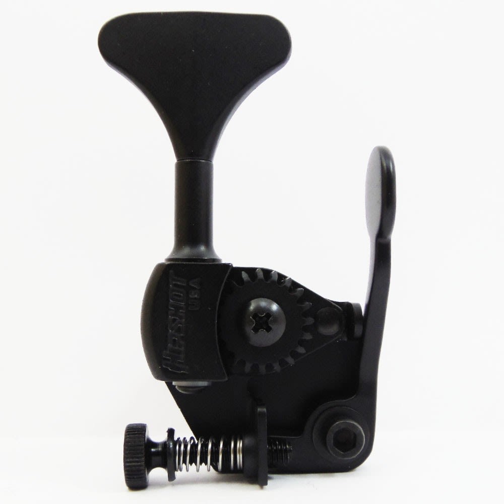 Clavija ( L / Bass) Black para Bajo / Mod: 20665B / Boton HE6Y / Orificio 1/2 (Hipshot®) 2